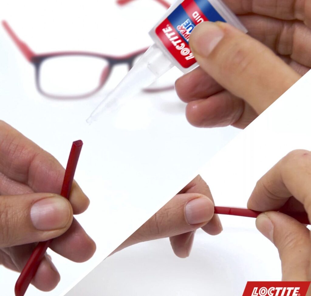 Loctite Super Glue Liquid Adhesive for Precision Repairs (Clear, 0.70 oz, 2 Pack) ev2em