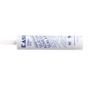 Kason Rubbaseal Silicone Sealant (Aluminum, 10.3 oz) 89yx5