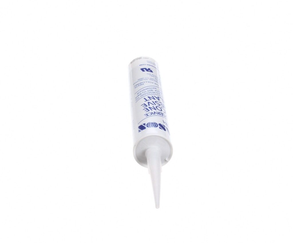 Kason Rubbaseal Silicone Sealant (Aluminum, 10.3 oz) 89yx5