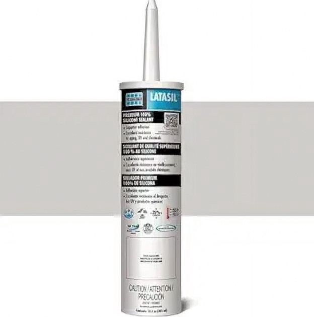 LATICRETE Latasil High Performance Silicone Sealant (Frosty, 10.3 fl oz) yhwh5
