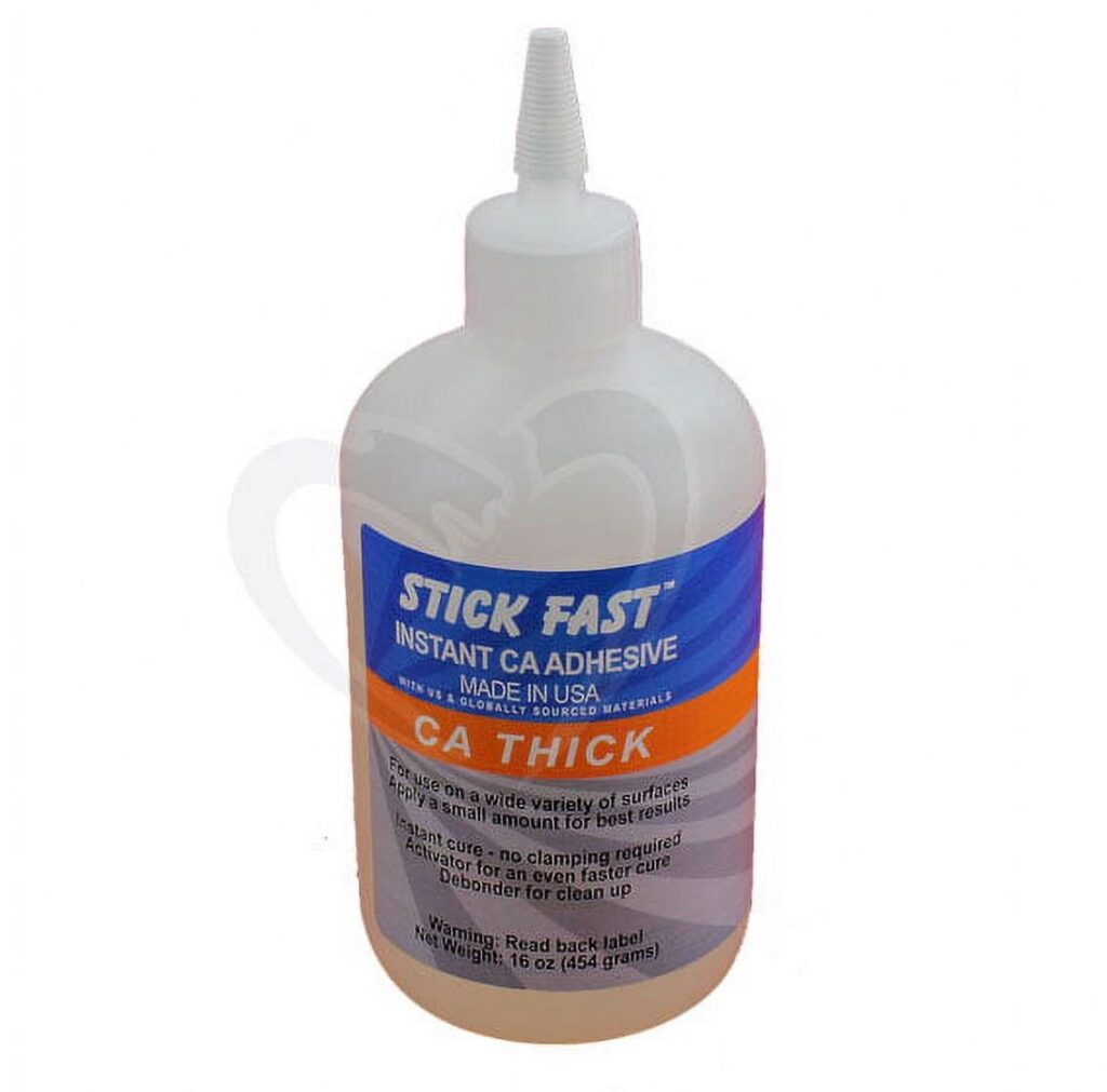 Stick Fast Quick Set Adhesive Thick Formula (Clear, 16 oz) zdd5e