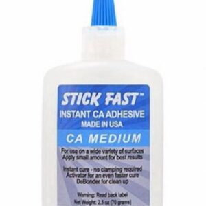 TMI Stick Fast Medium CA Cyanoacrylate Adhesive Super Glue (Clear, 1 oz) cfmn3
