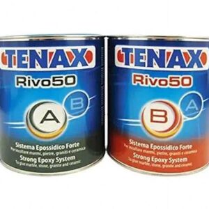 Tenax Rivo 50 Knife Grade Epoxy Adhesive for Stone (Clear, 67.6 fl oz) u8ajh