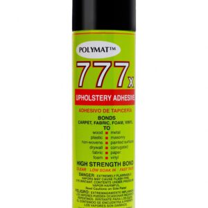 Polymat 777 Multipurpose Adhesive Spray High-Tack Web Bond for Wallpaper and Crafts (Clear, 13 oz) jnbvz
