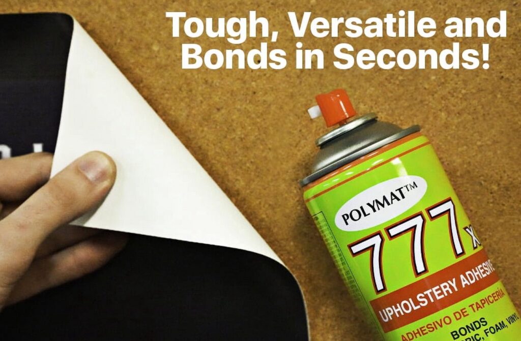 Polymat 777 Multipurpose Adhesive Spray High-Tack Web Bond for Wallpaper and Crafts (Clear, 13 oz) jnbvz