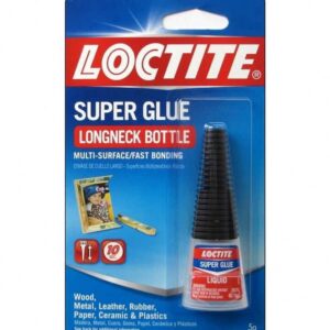 Loctite Super Glue Adhesive for Household Repairs (Clear, 0.18 oz, 2 Pack) urdkb