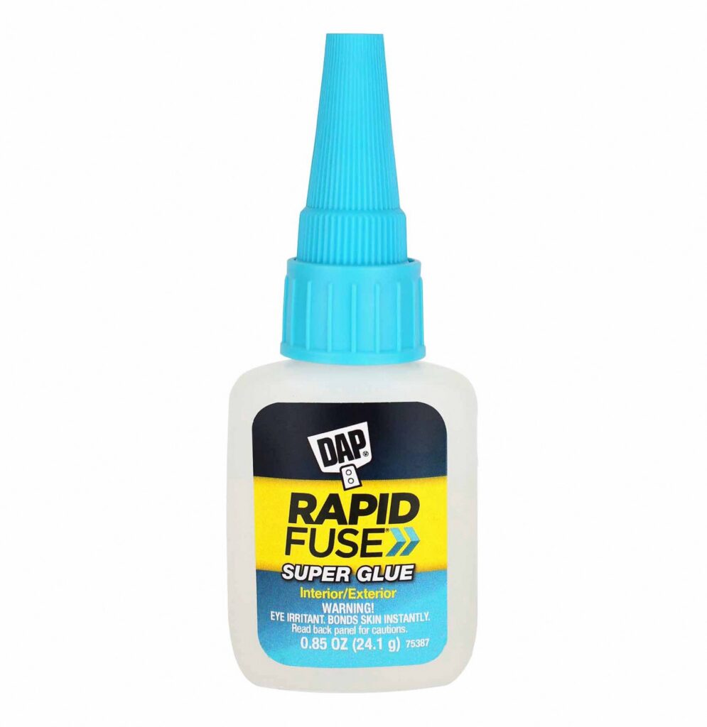 DAP RapidFuse All-Purpose Adhesive, Professional Strength Hybrid Glue for Home Repairs and Crafts (Clear, 0.85 oz) gsc2k