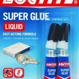 Henkel Loctite Super Glue Liquid, Fast-Bonding Adhesive for Home Repairs (Clear, 0.07 oz) 4hkuj