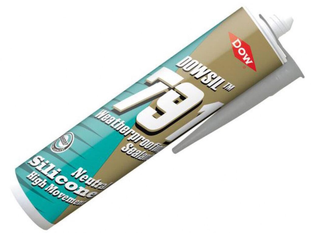 Dowsil 791 Silicone Weatherproofing Sealant (Grey, 10.48 fl oz) 4jfxg