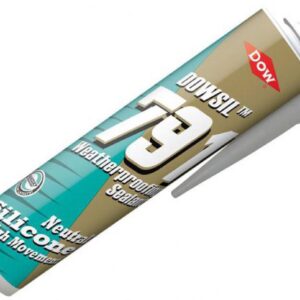 Dowsil 791 Silicone Weatherproofing Sealant (Grey, 10.48 fl oz) 4jfxg
