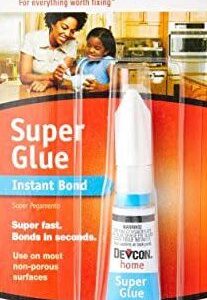Devcon 29045 High Strength Super Glue, Instant Adhesive for Metal, Plastic, and Ceramic (Clear, 0.07 oz) e4b7f