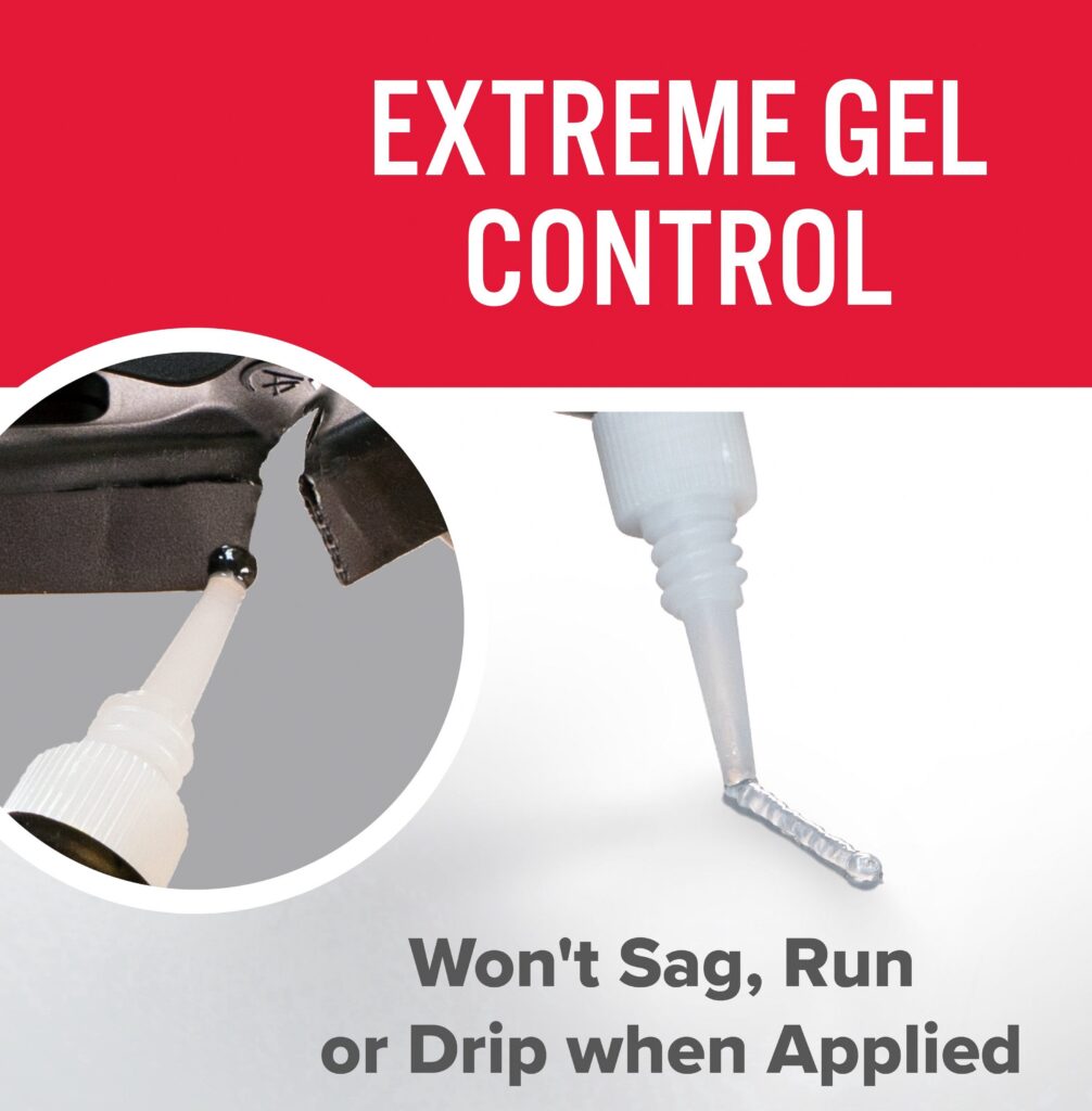 J-B Weld Super Weld Extreme Instant Adhesive Gel (Clear, 0.53 oz) n2zg5