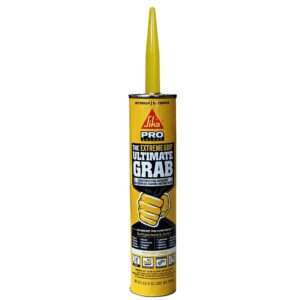 Sika SikaBond Ultimate Grab Instant Polyurethane Adhesive (Gray, 10.1 fl oz) bmg9x