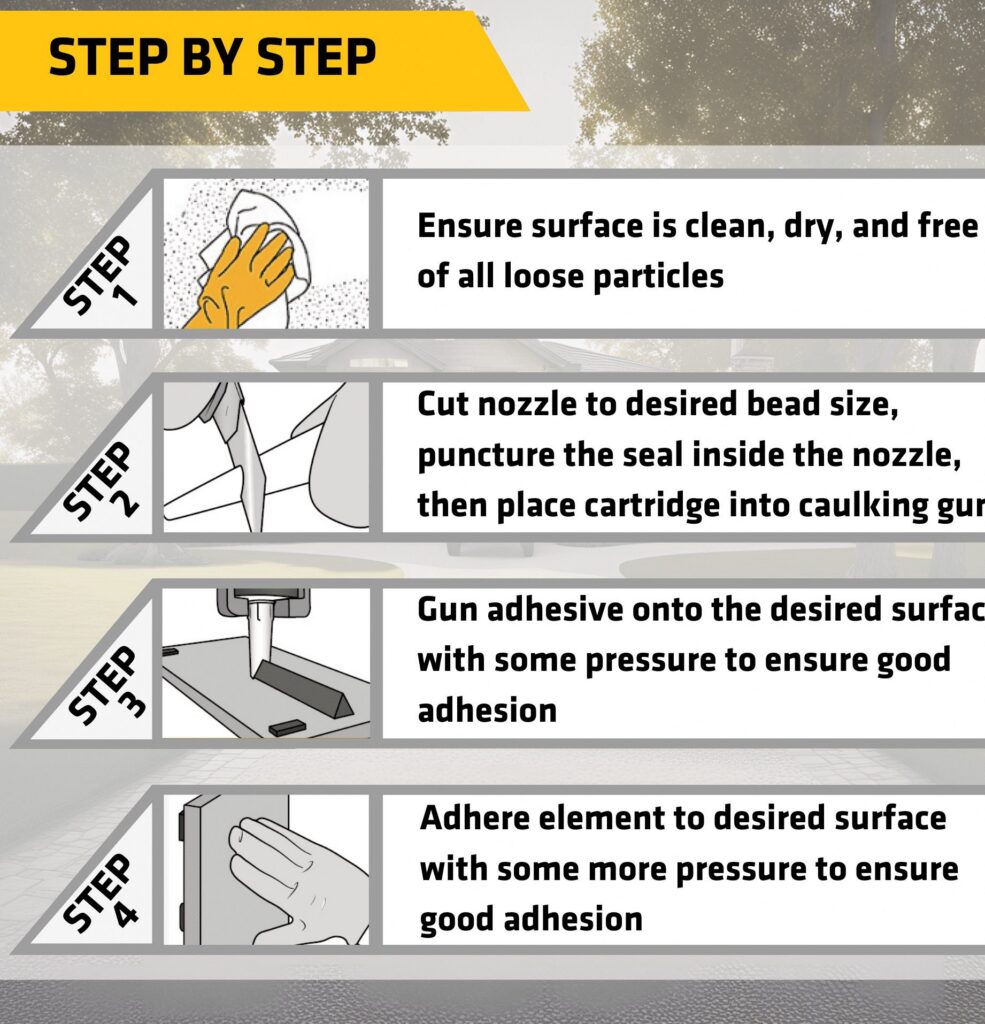 Sika SikaBond Ultimate Grab Instant Polyurethane Adhesive (Gray, 10.1 fl oz) bmg9x