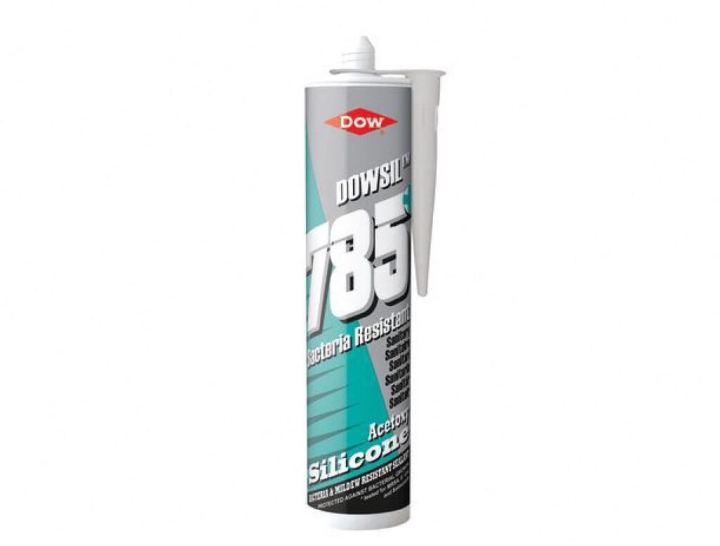Dowsil 785+ Silicone Sealant Professional Grade Sanitary Sealant (Manhattan Grey, 10.48 fl oz) q5ka2