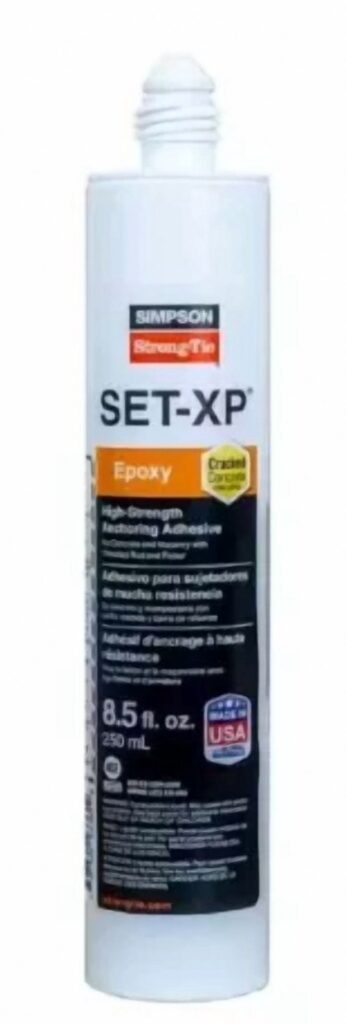 VAULT Set-Xp High-Strength Epoxy Adhesive for Professional Construction and Repair (8.5 oz) r5w2m