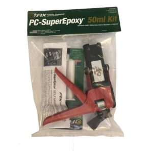 Protective Coating PC-Super Epoxy Adhesive Paste Kit with Dispensing Gun (Translucent, 1.69 fl oz) i5p32