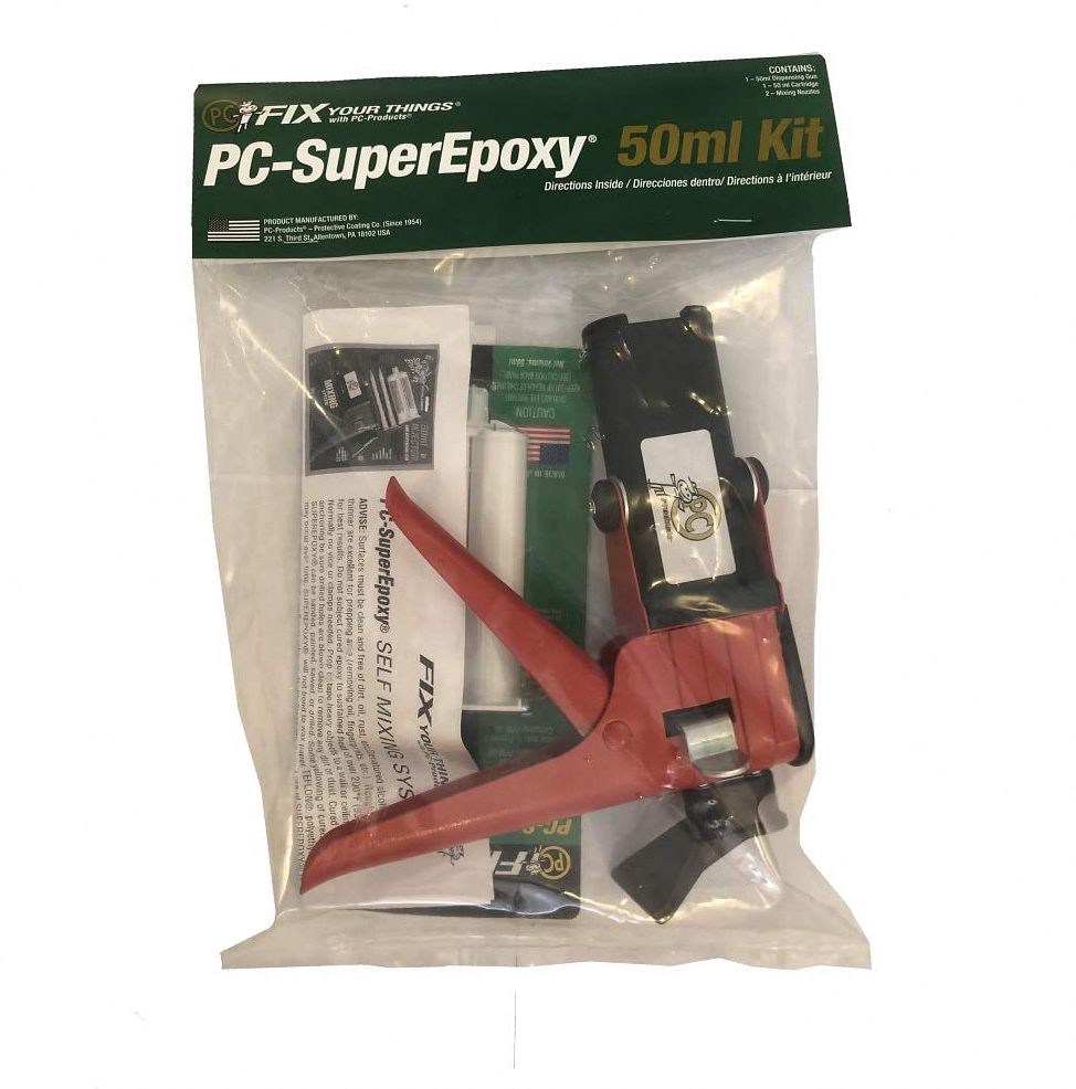 Protective Coating PC-Super Epoxy Adhesive Paste Kit with Dispensing Gun (Translucent, 1.69 fl oz) i5p32