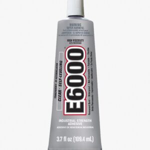 E6000 High Viscosity Industrial Strength Adhesive (White, 3.7 fl oz) ytyed