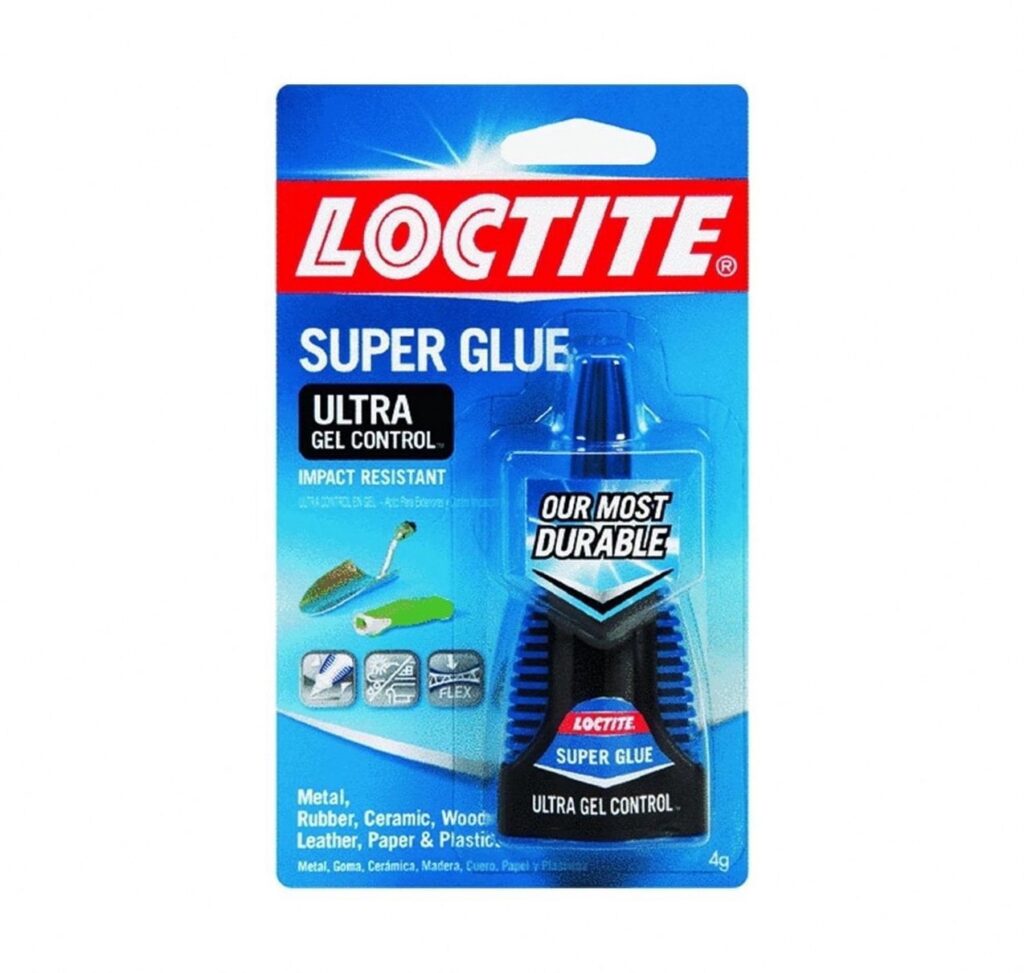 Loctite Super Glue Ultra Gel Control Adhesive for Plastic Wood Metal and Crafts (Clear, 0.14 fl oz, 5 Pack) hqe8r