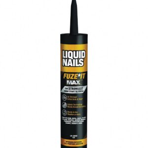 Liquid Nails Fuze It Max All Surface Construction Adhesive (Clear, 9 oz) wbe22