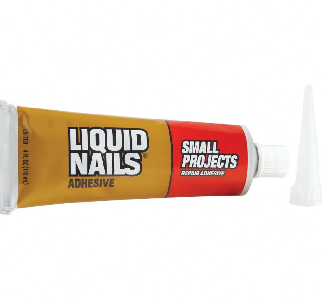 Liquid Nails Small Projects and Repairs Adhesive (Clear, 2 Pack, 8 oz Total) mz9vp