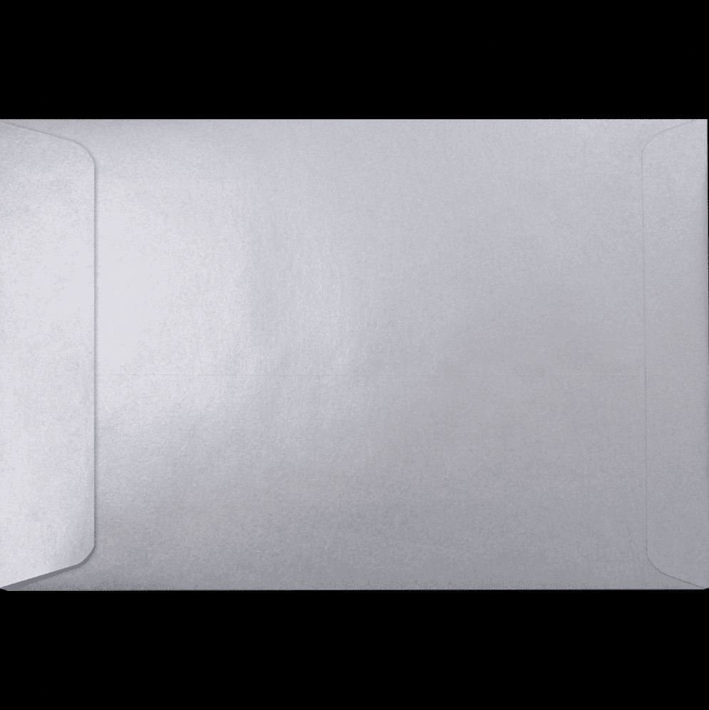 Luxpaper Open End Envelopes, Metallic Silver Finish, Professional Mailing Supplies (6 in x 9 in, 1000 Pack) 7igi5