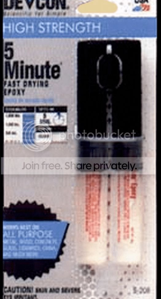 Devcon 5 Minute High-Strength Epoxy Adhesive (Clear, 1 oz) htst8