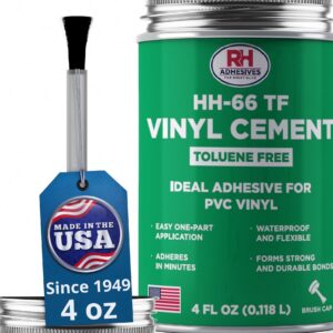 RH Adhesives HH-66 Toluene Free Vinyl Cement (Clear, 4 oz) dhya2