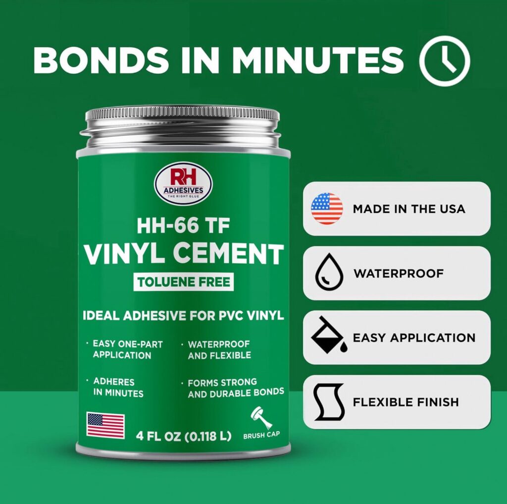 RH Adhesives HH-66 Toluene Free Vinyl Cement (Clear, 4 oz) dhya2