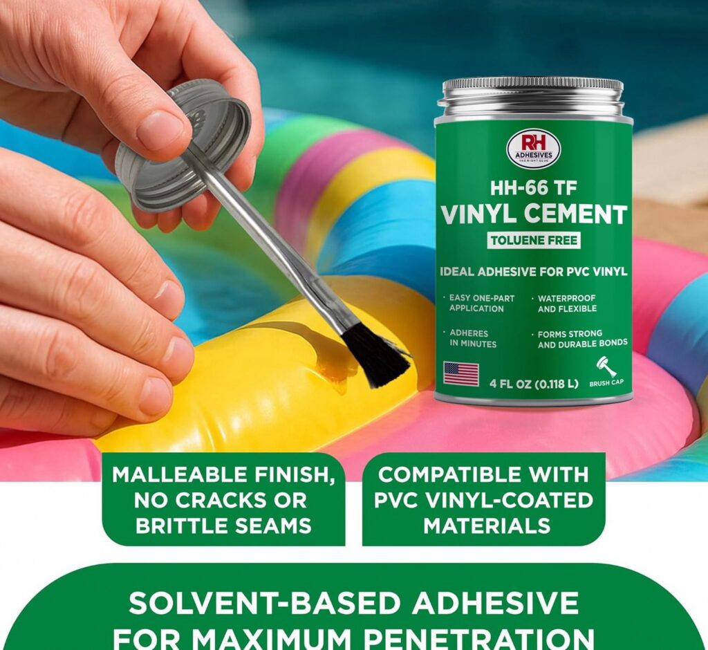 RH Adhesives HH-66 Toluene Free Vinyl Cement (Clear, 4 oz) dhya2