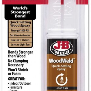 J-B Weld 50151 WoodWeld Epoxy Adhesive (2 oz) vqbws