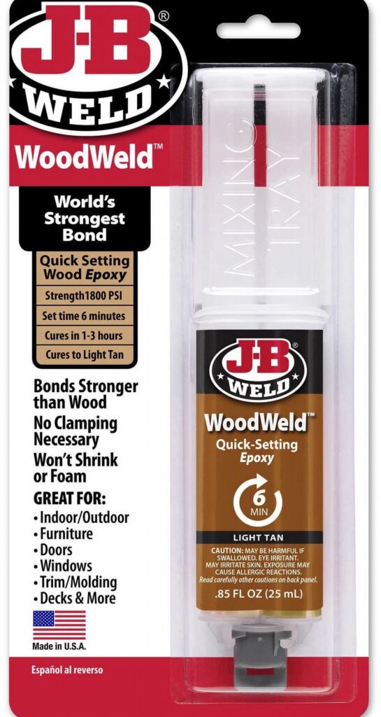 J-B Weld 50151 WoodWeld Epoxy Adhesive (2 oz) vqbws