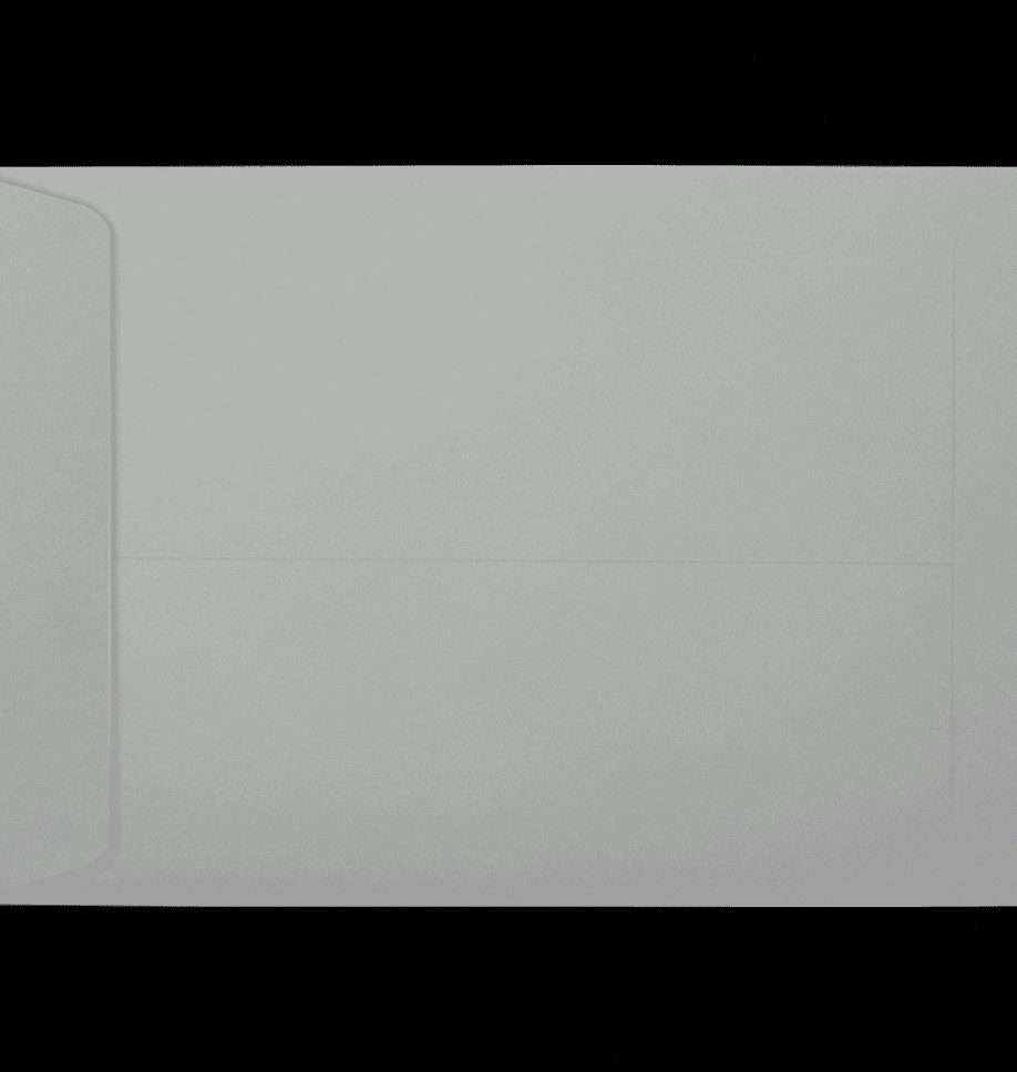 Luxpaper Open End Envelopes, Heavy-Duty Kraft Paper, Professional Mailing Supplies (Gray, 6 in x 9 in, 50 Pack) 9jrk5