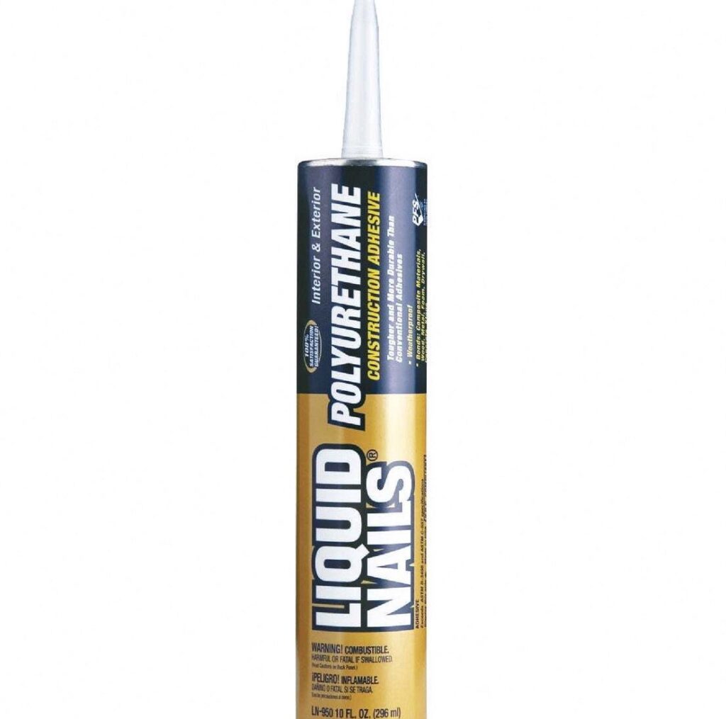 Liquid Nails Polyurethane Construction Adhesive Heavy-Duty Interior and Exterior Bonding (Beige, 10 oz) v9jcw