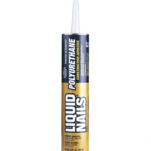 Liquid Nails Polyurethane Construction Adhesive Heavy-Duty Interior and Exterior Bonding (Beige, 10 oz) v9jcw