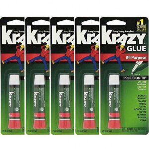 Krazy Glue Original All Purpose Instant Super Glue (Clear, 10 Count) jqxen