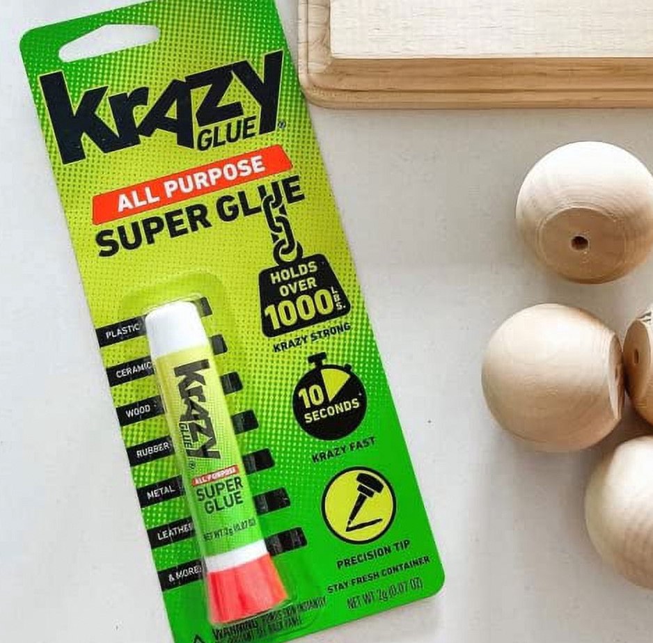 Krazy Glue All Purpose Instant Super Glue (Clear, 3 Piece Pack) 3ejmm