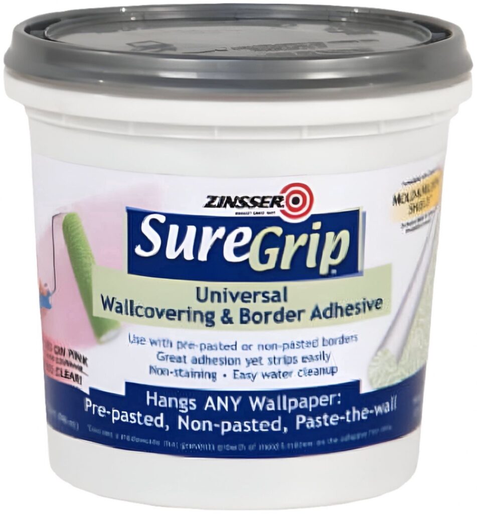 Zinsser SureGrip Wallcovering Adhesive (White, 1 gal) wdkkm