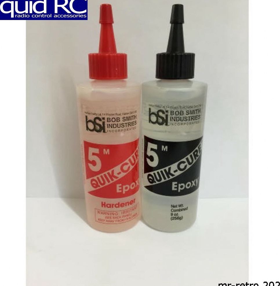Bob Smith Industries 202 Quick-Cure Epoxy Adhesive (Clear, 9 oz) pfv9x