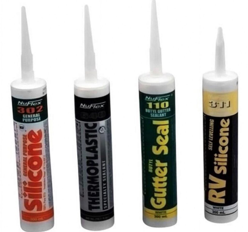 Heng's Industries Nuflex 302 Silicone Self-Leveling Sealant (White, 10 oz) n32dz