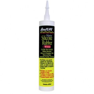 CWR Wholesale Boatlife 1150 Silicone Rubber Sealant, Multipurpose Marine Adhesive (Clear, 10 in) stbms
