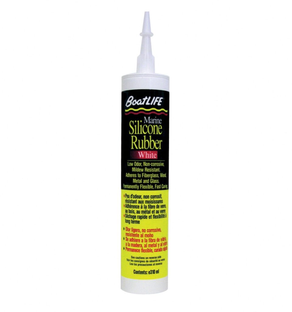 CWR Wholesale Boatlife 1150 Silicone Rubber Sealant, Multipurpose Marine Adhesive (Clear, 10 in) stbms