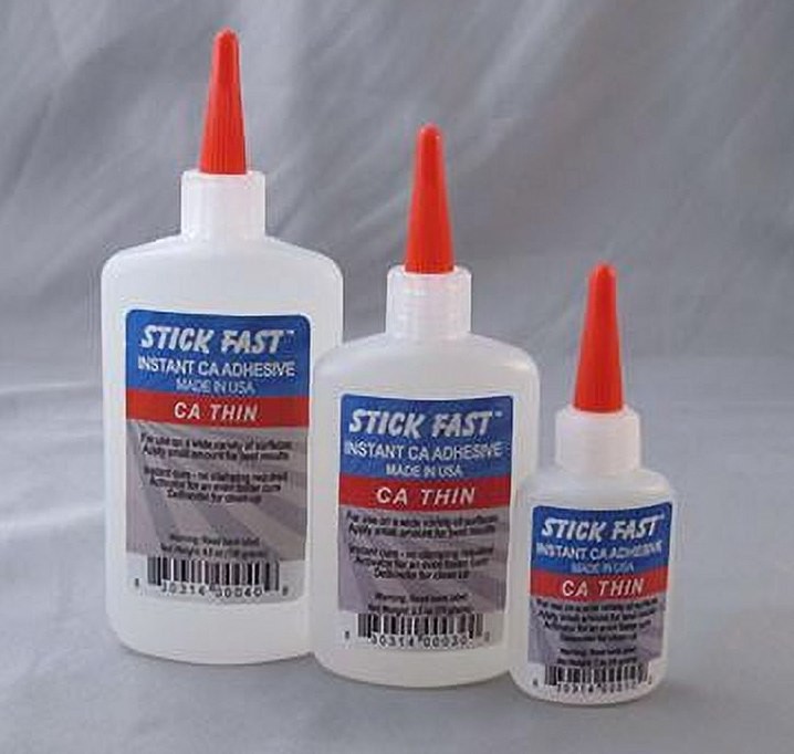Stick Fast Quick Set Adhesive Thin Industrial Strength Cyanoacrylate (Clear, 16 oz) 2kezd