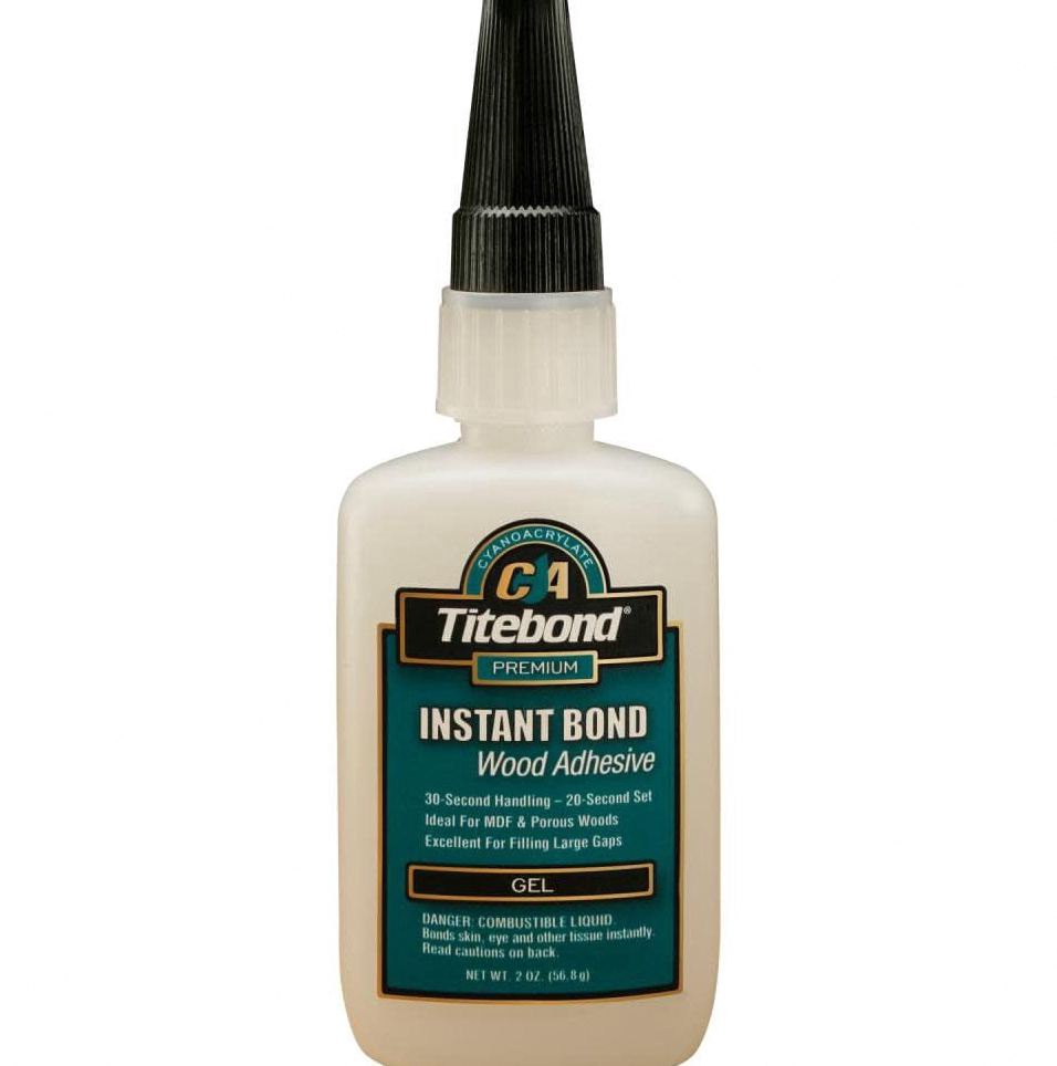Titebond Instant Bond Wood Adhesive Gel (Yellow, 2 oz) 8jfhg