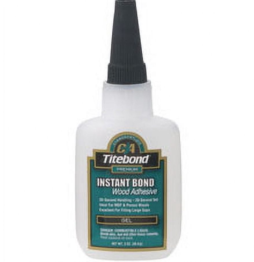 Titebond Instant Bond Wood Adhesive Gel (Yellow, 2 oz) 8jfhg