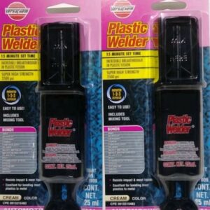 Versachem Plastic Welder Epoxy Adhesive High-Strength Industrial Bonding (Clear, 0.85 fl oz) c46ze