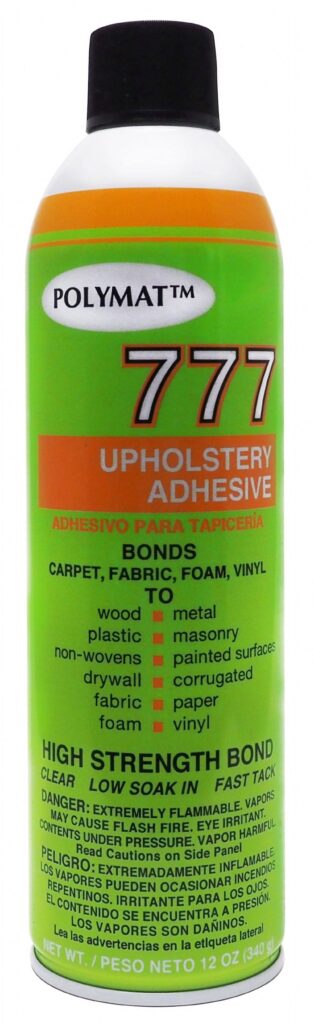 Polymat 777 Heavy Duty Spray Adhesive for Wallpaper and Crafts (2 Pack) dxg3x
